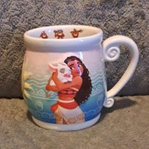 NEW Disney Moana HIGHLY DECORATED Mug